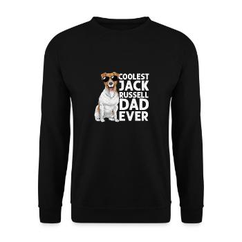 Jack Russell Terrier - Sweat-shirt Unisexe - noir - Devant - Alina (178cm) & Michal (187cm)