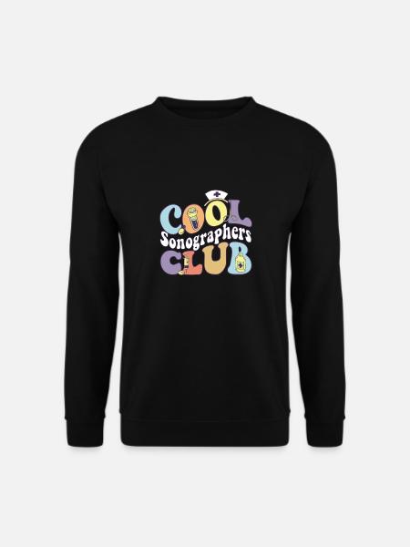 Cool Sonographers Club Rad Tech Squad Radiologist - Unisex Pullover - Schwarz