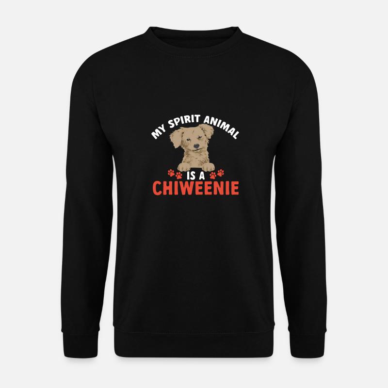 Chiweenie Dog - Unisex Sweatshirt - black