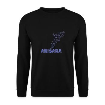Segeln Arisara - Unisex Pullover - Schwarz - Vorne - Alina (178cm) & Michal (187cm)