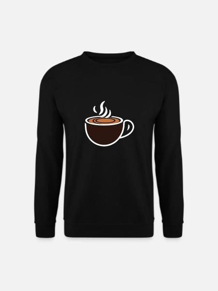 Humor Small Hot Chocolate - Unisex Sweatshirt - black