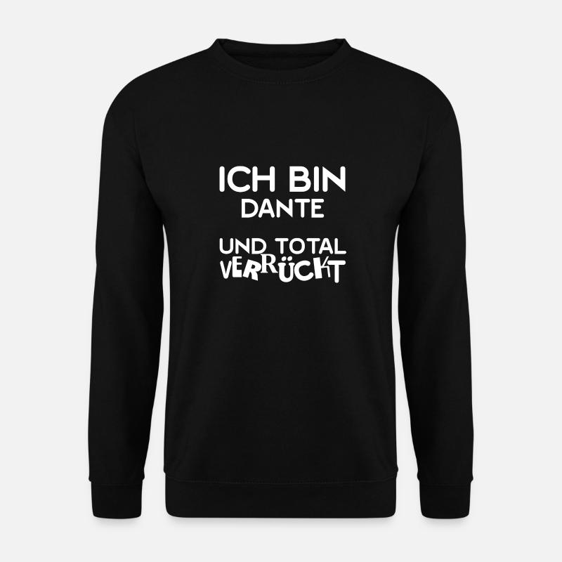 First name Dante - Unisex Sweatshirt - black