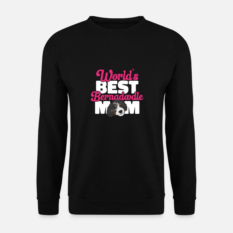 Bernedoodle Dog - Unisex Sweatshirt - black