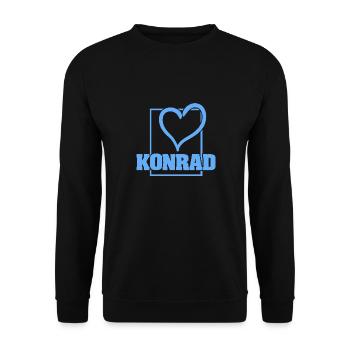 Baccalauréat Konrad - Sweat-shirt Unisexe - noir - Devant - Alina (178cm) & Michal (187cm)