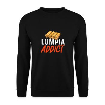 Lumpia Cuisine philippine Philippines - Sweat-shirt Unisexe - noir - Devant - Alina (178cm) & Michal (187cm)