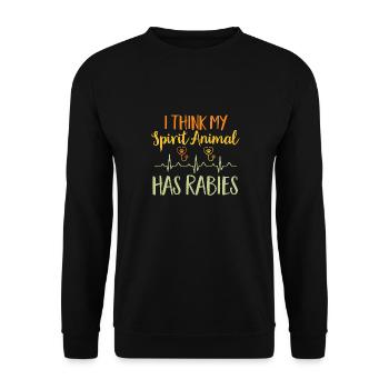 Vet Tech Veterinary Veterinary Technician - Unisex Sweatshirt - black - Front - Alina (178cm) & Michal (187cm)