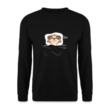 Suricate - Sweat-shirt Unisexe - noir - Devant - Alina (178cm) & Michal (187cm)