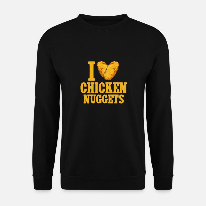 Chicken Nugget Lover Chicken Nuggets - Unisex Sweatshirt - black