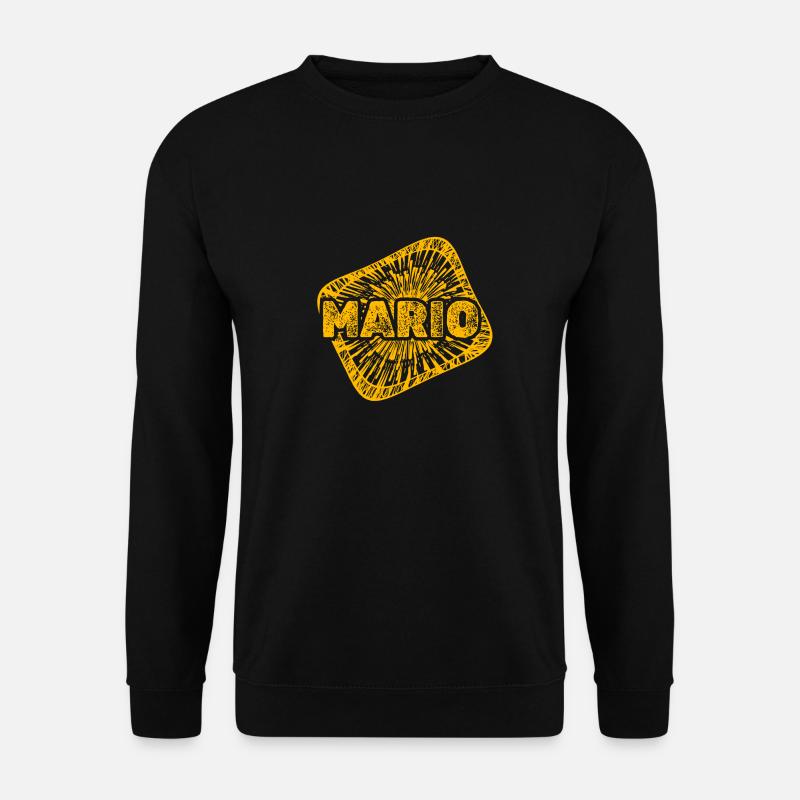 Sternenstaub Mario - Unisex Pullover - Schwarz