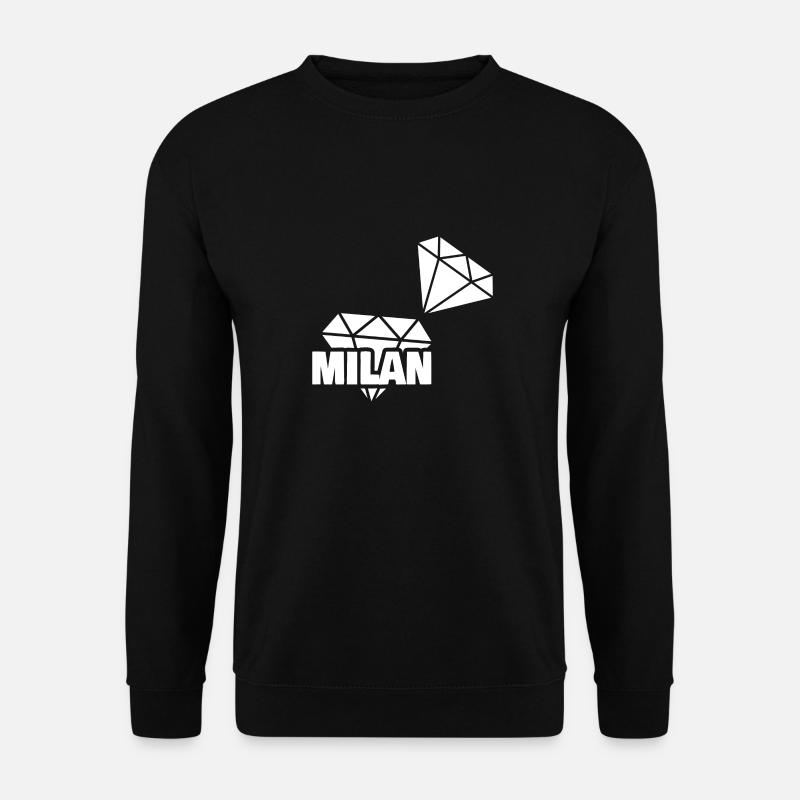 Milan comme précieuse - Sweat-shirt Unisexe - noir
