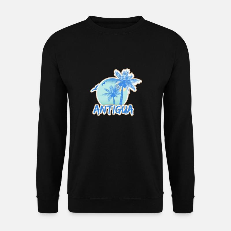 Urlaub Antigua - Unisex Pullover - Schwarz