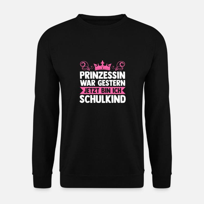 Kita Abgänger Prinzessin Einschulung Schulkind - Unisex Pullover - Schwarz