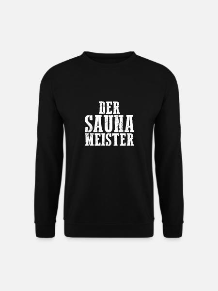 Wellness Saunieren Sauna - Unisex Pullover - Schwarz