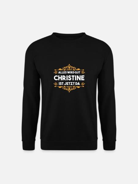 Christine - Unisex Pullover - Schwarz