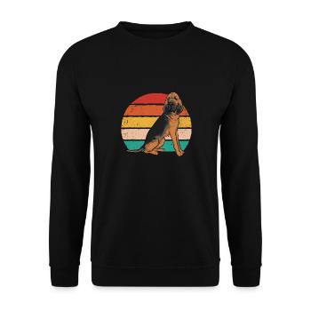 Limier Chien Limier - Sweat-shirt Unisexe - noir - Devant - Alina (178cm) & Michal (187cm)