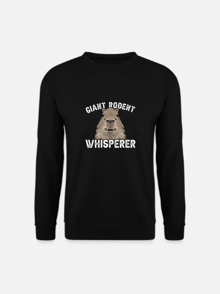 Capybara rodent - Unisex Sweatshirt - black