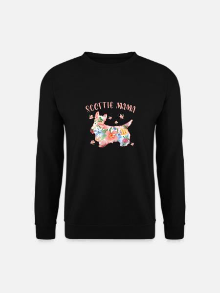 Scottish Terrier Scottie Dog - Unisex Sweatshirt - black