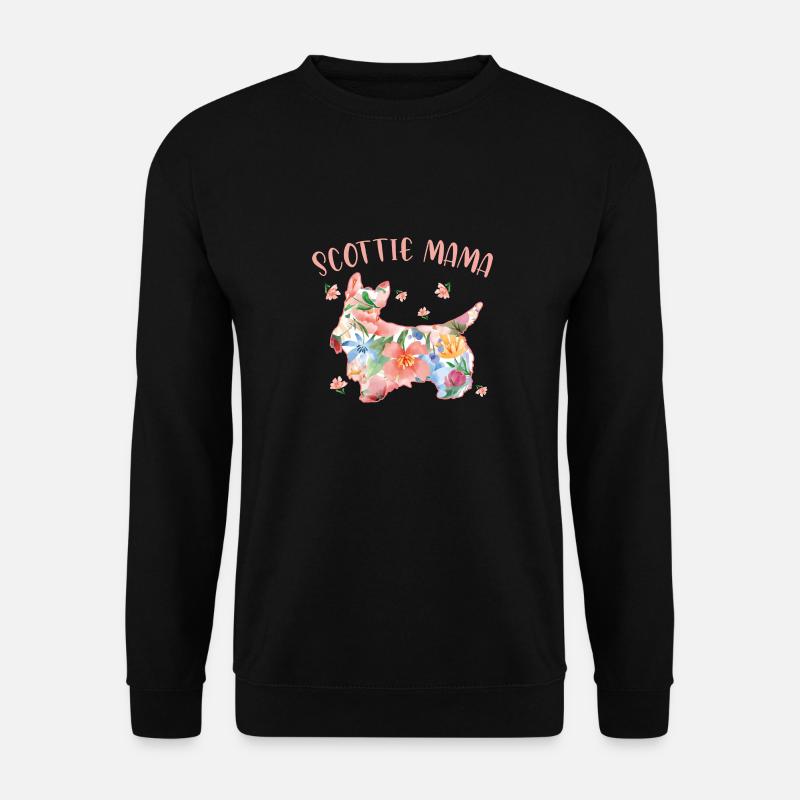 Scottish Terrier Scottie Hund - Unisex Pullover - Schwarz
