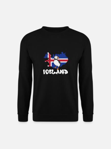 Papageientaucher Puffin Alkenvögel Lunde - Unisex Pullover - Schwarz