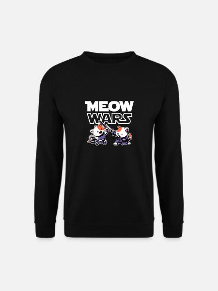 Meow Wars - Unisex Sweatshirt - black