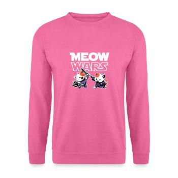 Meow Wars - Unisex Sweatshirt - pink - Front