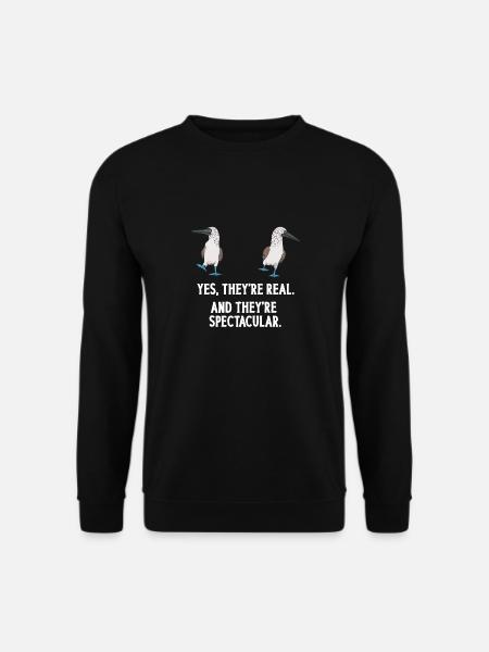 Blaufußtölpel Blue-footed Booby Seevogel - Unisex Pullover - Schwarz