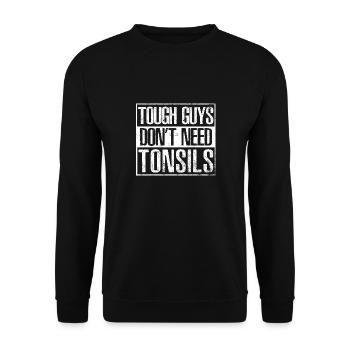 Amygdalectomie, récupération, amygdalectomie - Sweat-shirt Unisexe - noir - Devant - Alina (178cm) & Michal (187cm)