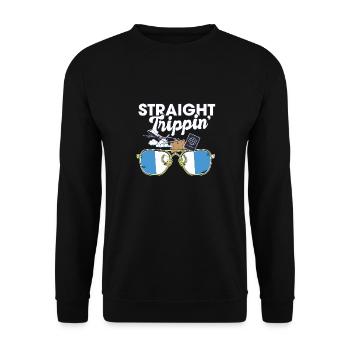 Straight Trippin' Guatemala Vacances Tour Voyage - Sweat-shirt Unisexe - noir - Devant - Alina (178cm) & Michal (187cm)