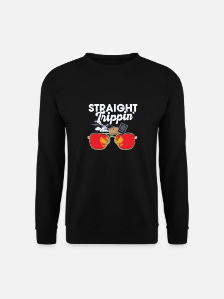 Straight Trippin' Montenegro Vacation Tour Travel - Unisex Pullover - Schwarz
