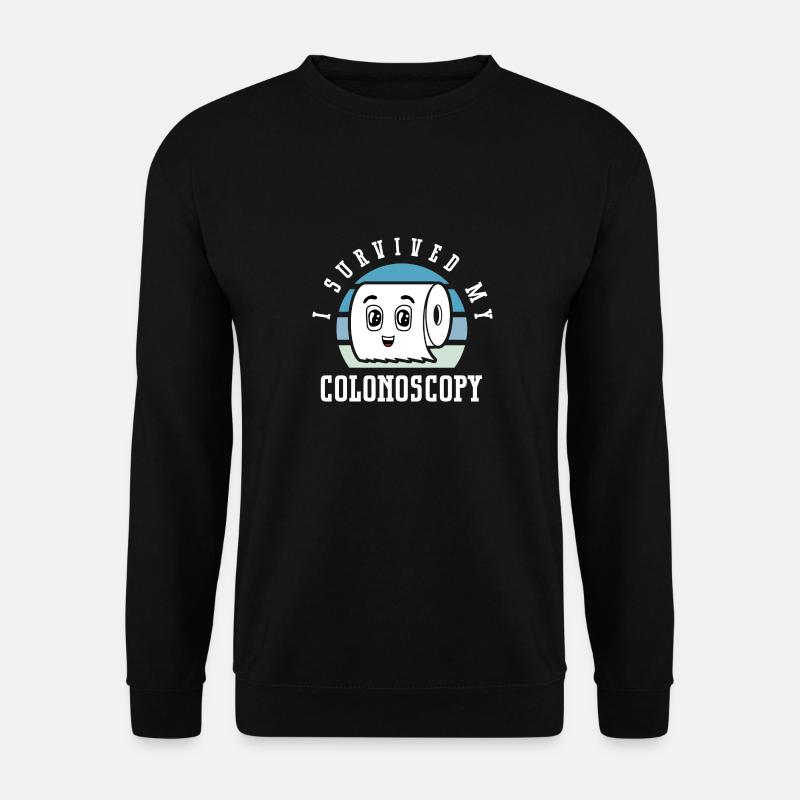 Gastroenterology Endoscopy Colonoscopy - Unisex Sweatshirt - black