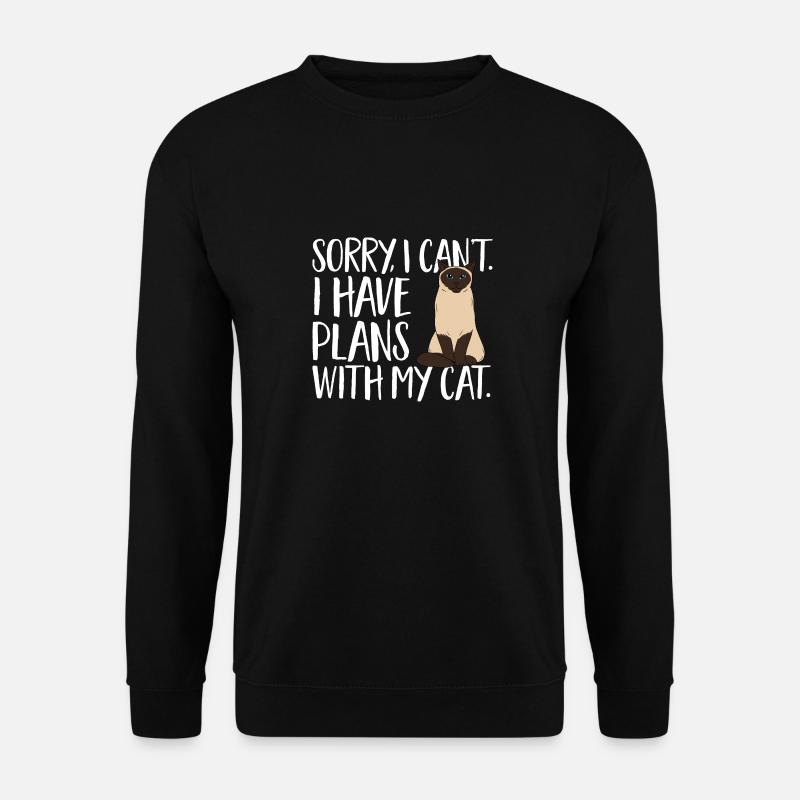 Siamese cat - Unisex Sweatshirt - black