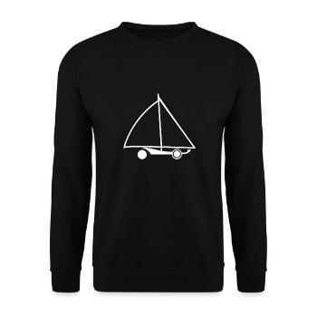 Sand yachting - Unisex Sweatshirt - black - Front - Alina (178cm) & Michal (187cm)