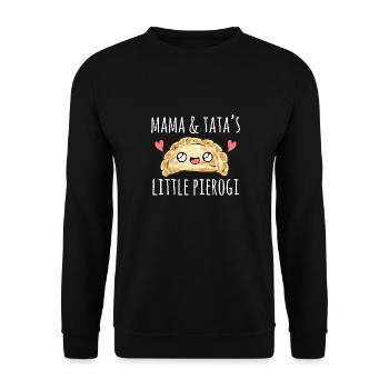 Pierogi polonais - Sweat-shirt Unisexe - noir - Devant - Alina (178cm) & Michal (187cm)