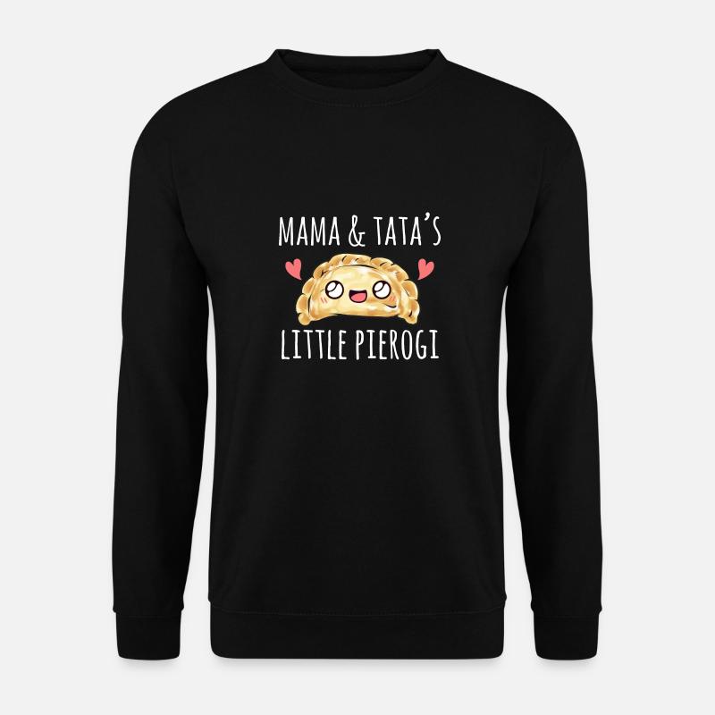 Polnisches Essen Pierogi - Unisex Pullover - Schwarz