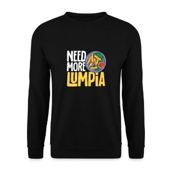 Lumpia Cuisine philippine Philippines - Sweat-shirt Unisexe - noir - Devant - Alina (178cm) & Michal (187cm)