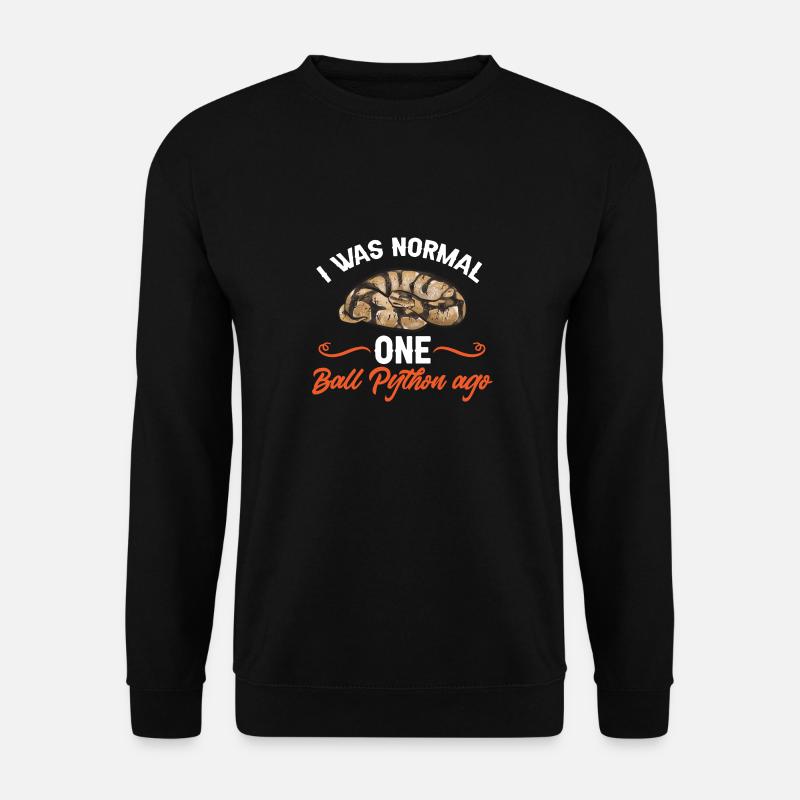Ball Python Snake King Python - Sweat-shirt Unisexe - noir