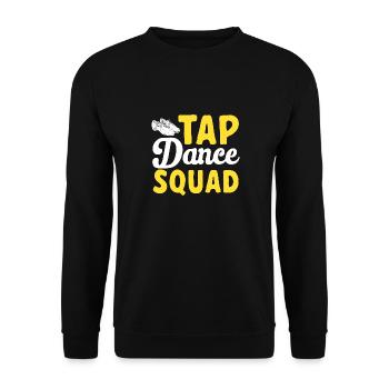 Professeur de claquettes Danseuse de claquettes Claquettes - Sweat-shirt Unisexe - noir - Devant - Alina (178cm) & Michal (187cm)