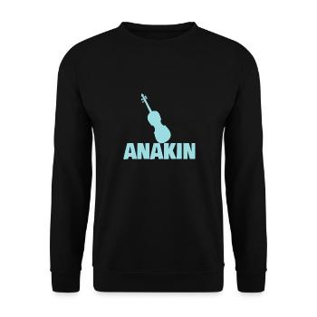 Viola Anakin - Unisex Sweatshirt - black - Front - Alina (178cm) & Michal (187cm)