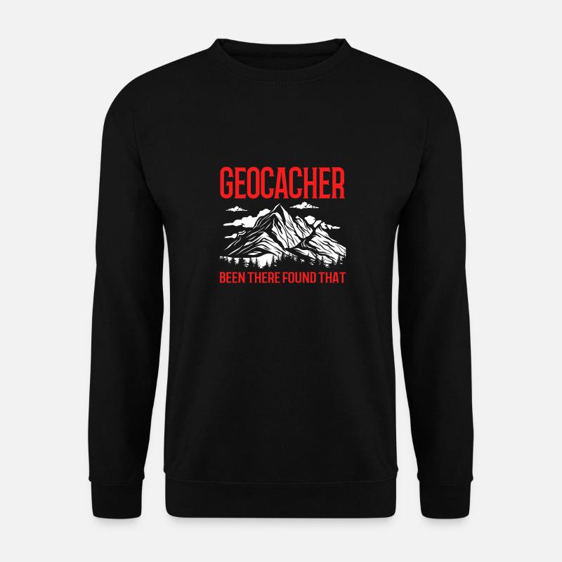 Geocaching Geocache Geocacher - Unisex Sweatshirt - black