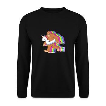 Pool Party - Unisex Pullover - Schwarz - Vorne - Alina (178cm) & Michal (187cm)