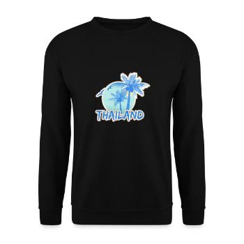 Holidays Thailand - Unisex Sweatshirt - black - Front - Alina (178cm) & Michal (187cm)