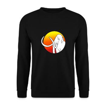 Mammouth - Sweat-shirt Unisexe - noir - Devant - Alina (178cm) & Michal (187cm)