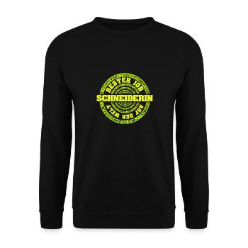 Emploi Couturière - Sweat-shirt Unisexe - noir - Devant - Alina (178cm) & Michal (187cm)