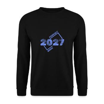 2027 - Sweat-shirt Unisexe - noir - Devant - Alina (178cm) & Michal (187cm)
