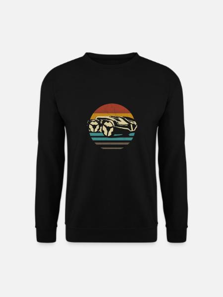 Tondeuse à gazon Robots retro - Sweat-shirt Unisexe - noir