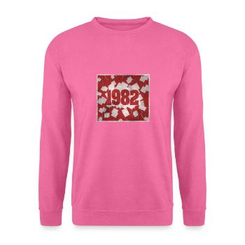 Born in 1982 - Unisex Sweatshirt - pink - Front