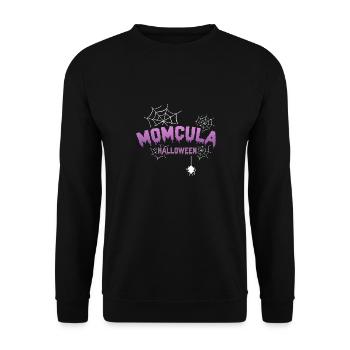 MOMcula Halloween Awesome Cob Spider Designs - Sweat-shirt Unisexe - noir - Devant - Alina (178cm) & Michal (187cm)