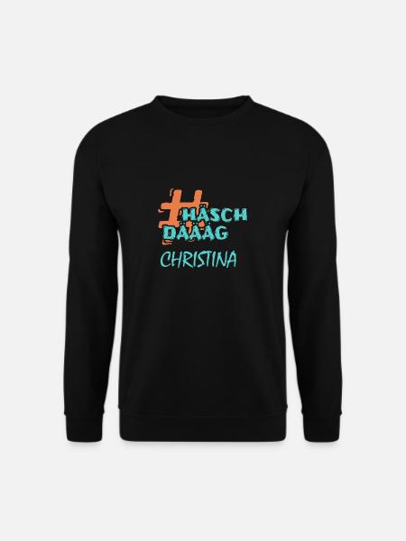 CHRISTINA - Sweat-shirt Unisexe - noir