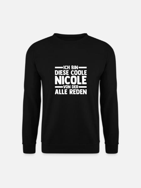 Nicole - Unisex Pullover - Schwarz