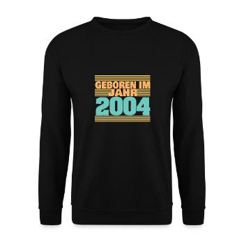 im 2004 - Unisex Pullover - Schwarz - Vorne - Alina (178cm) & Michal (187cm)